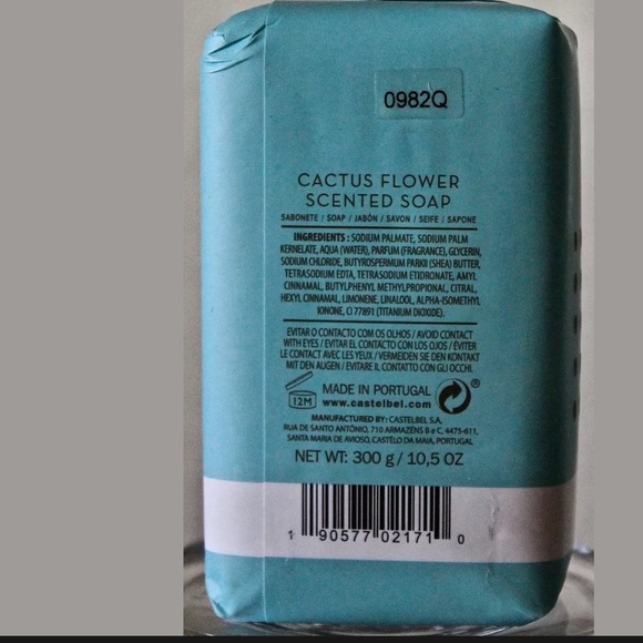 CASTELBEL PORTO BAR SOAP CACTUS FLOWER SCENTED - Picture 3 of 3
